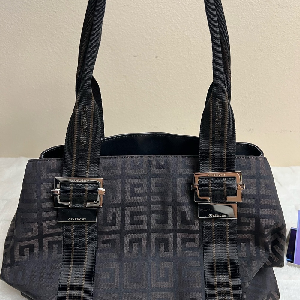 Givenchy Black and Gray Shoulder Bag